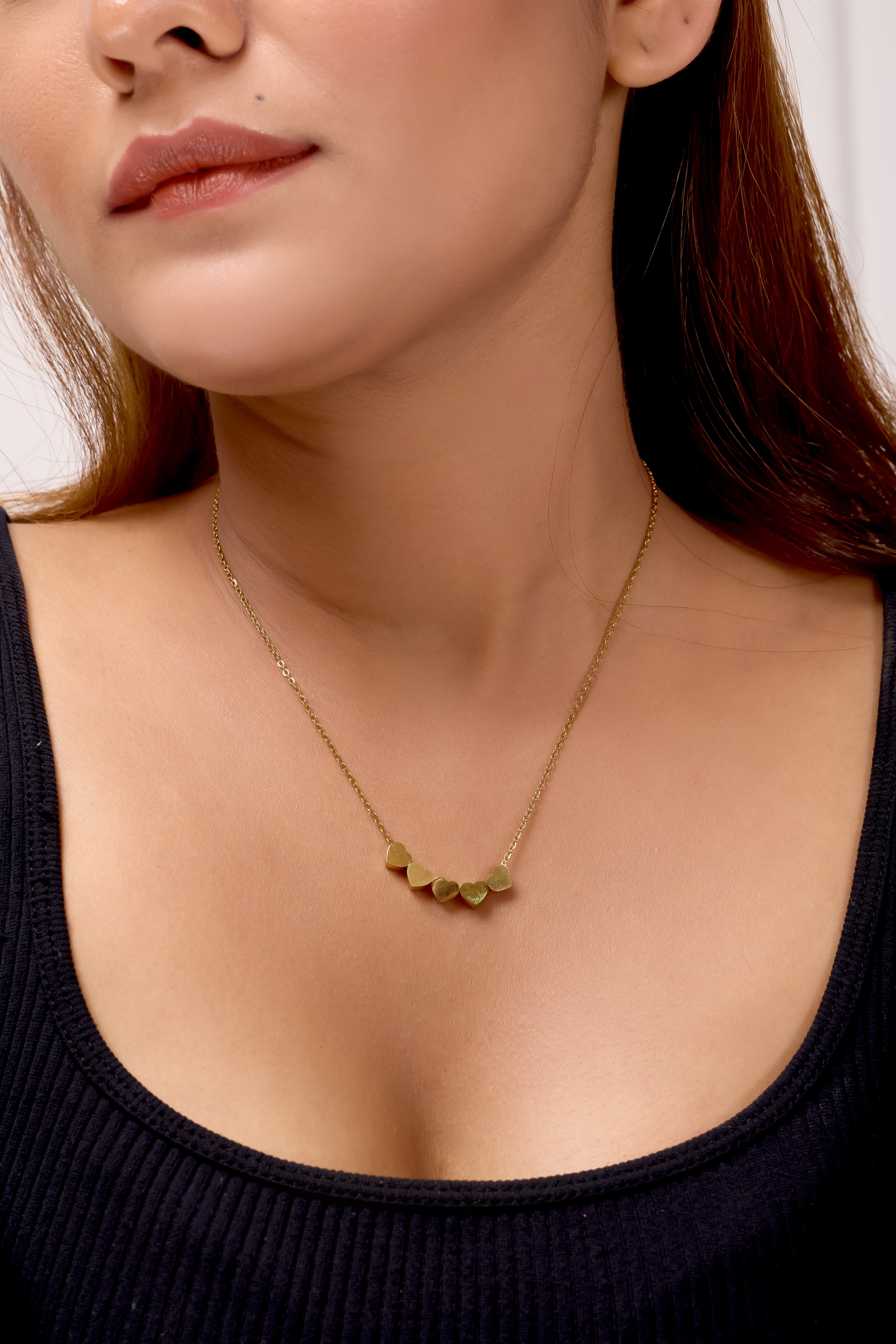 Ruhi heart chain Pendant necklace
