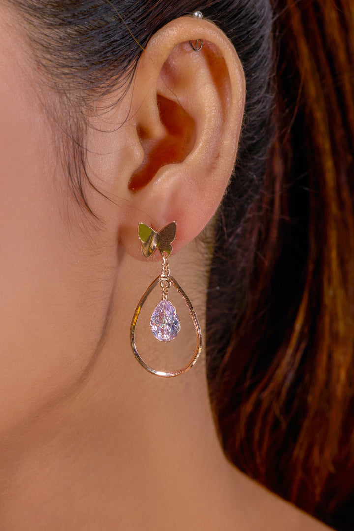 Flutter Gleam Womens Earring