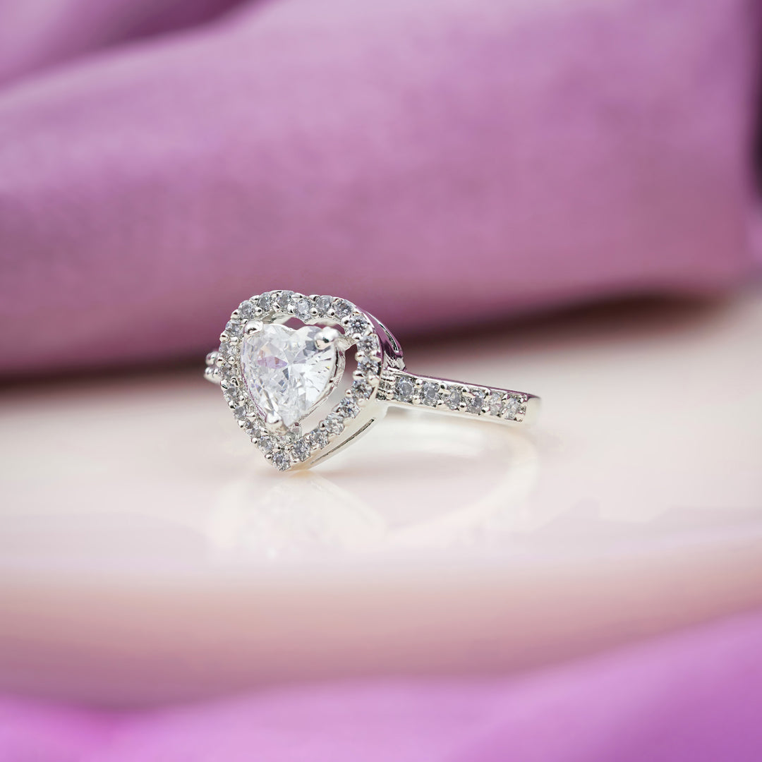 Starlight Heart Womens Ring