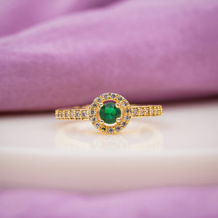 Manali green Diamond Ring