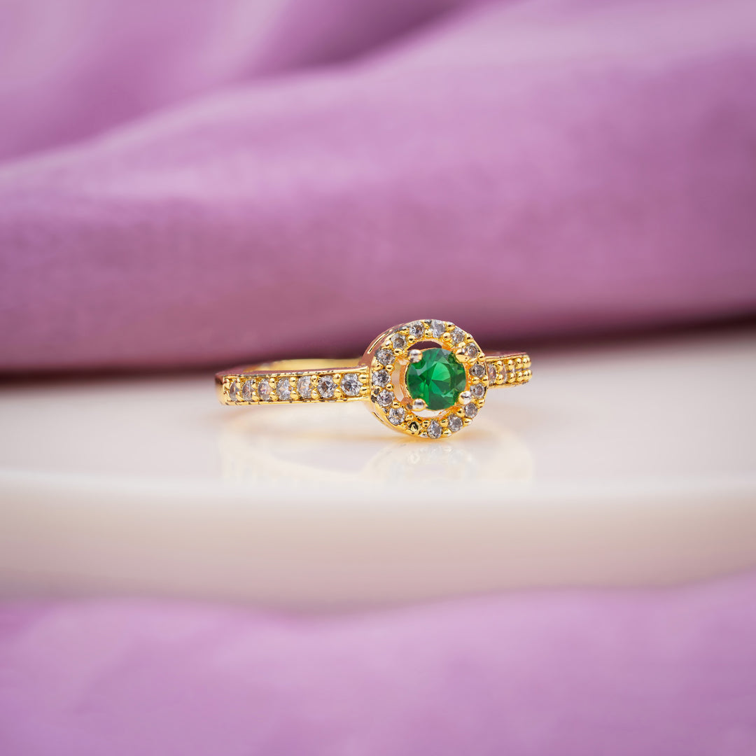 Manali green Diamond Ring