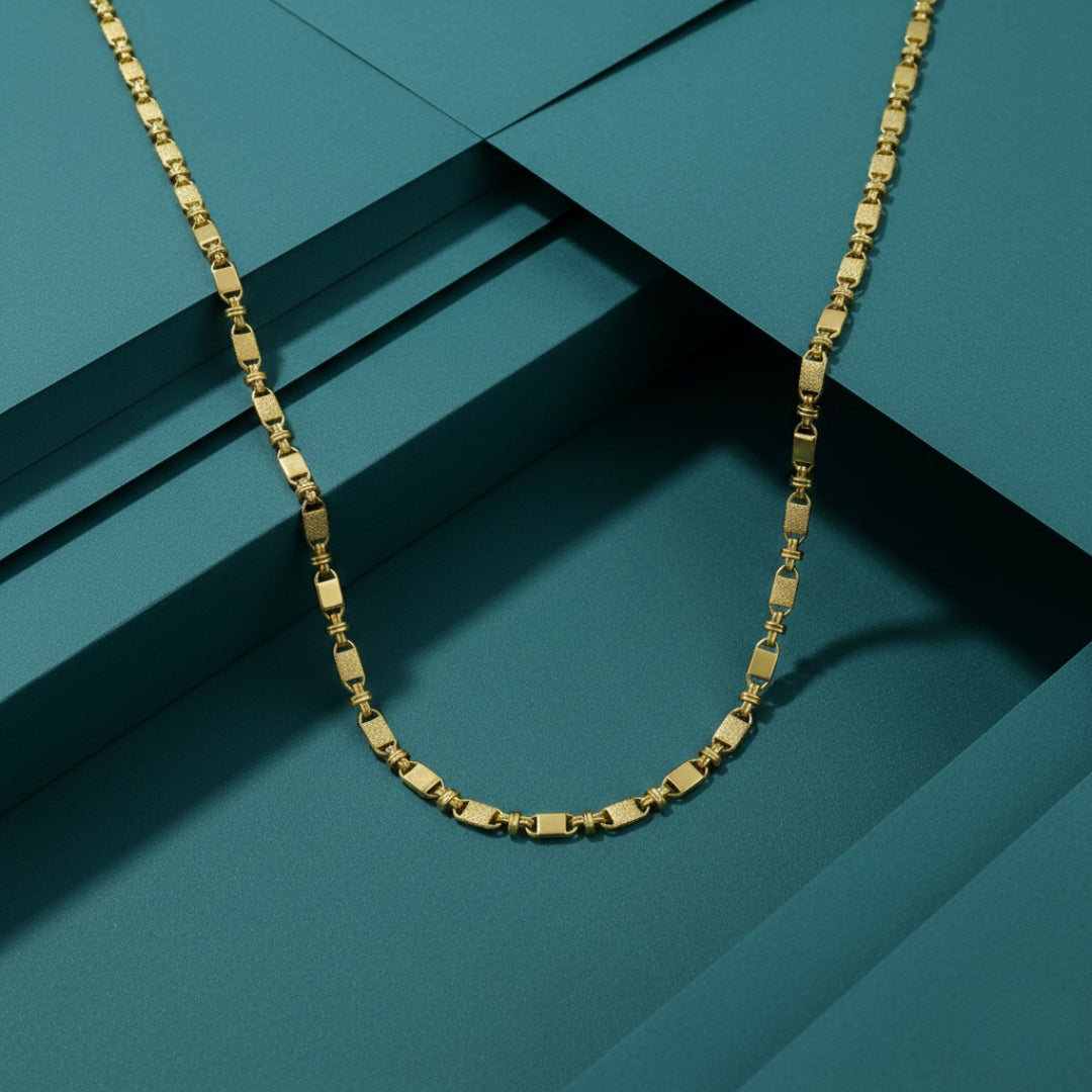 Jigar Two-Tone Designer Men's Chain
