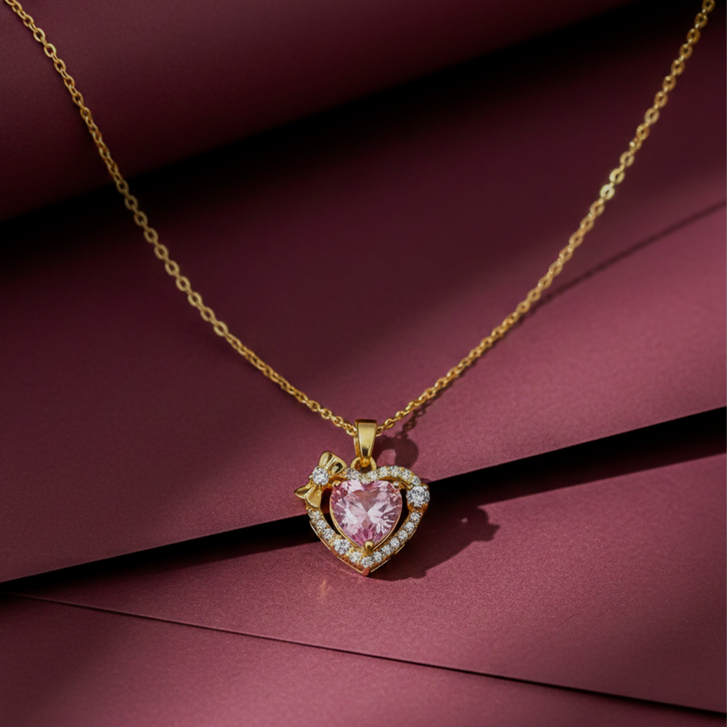 Golden Heart Neckless GWN-79