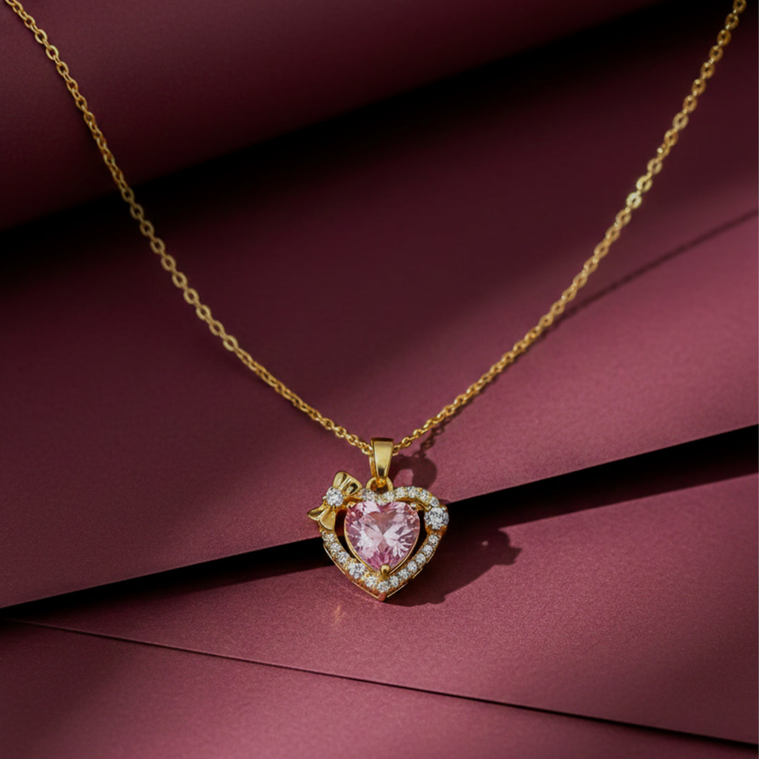Golden Heart Neckless GWN-79