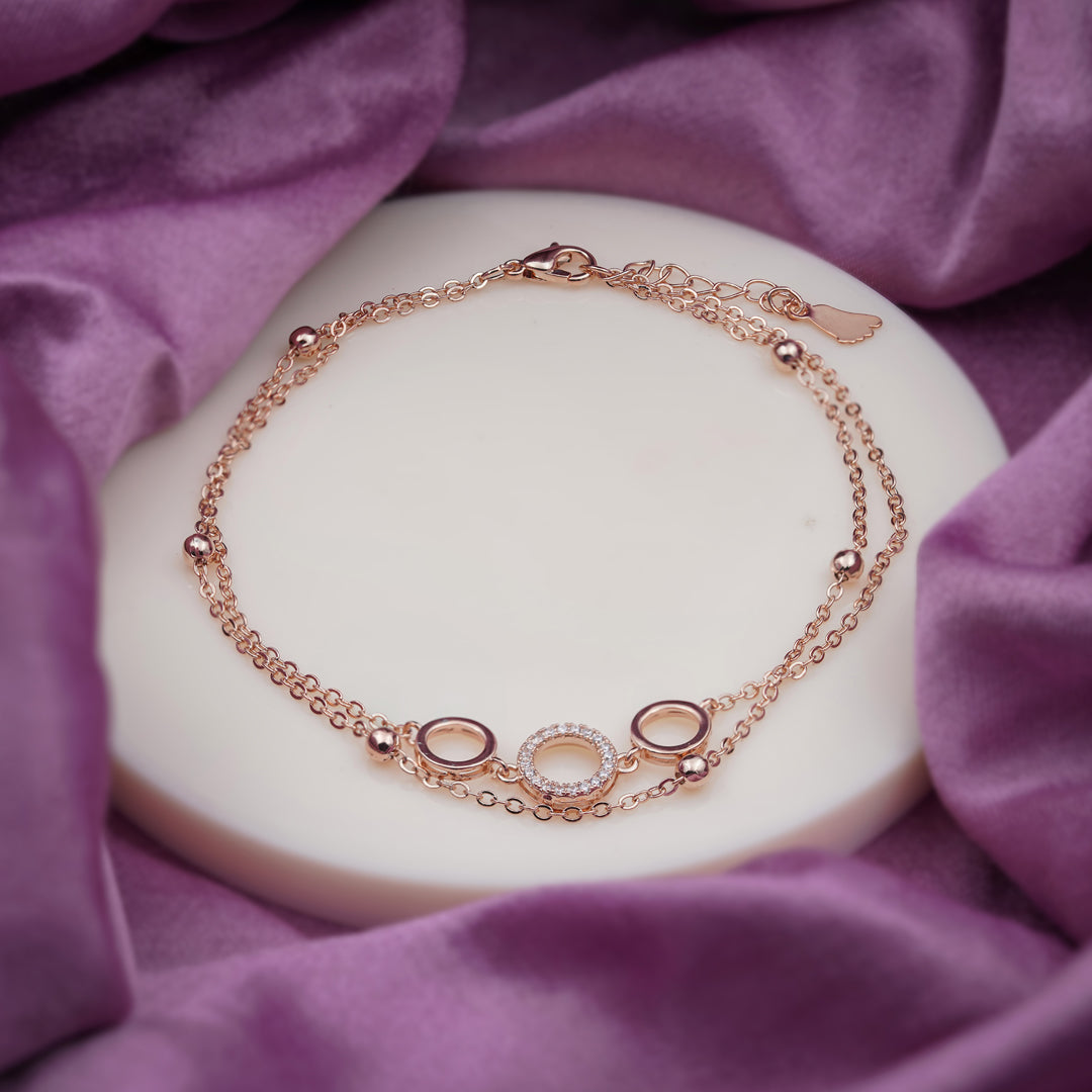 Payal Rose diamond Anklet