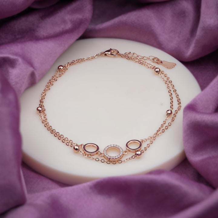 Payal Rose diamond Anklet