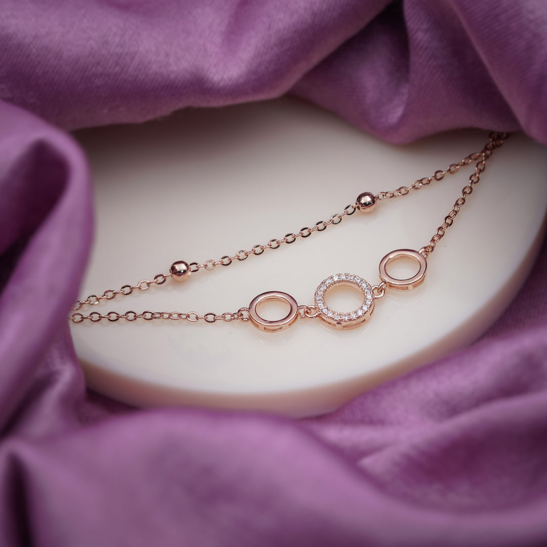 Payal Rose diamond Anklet