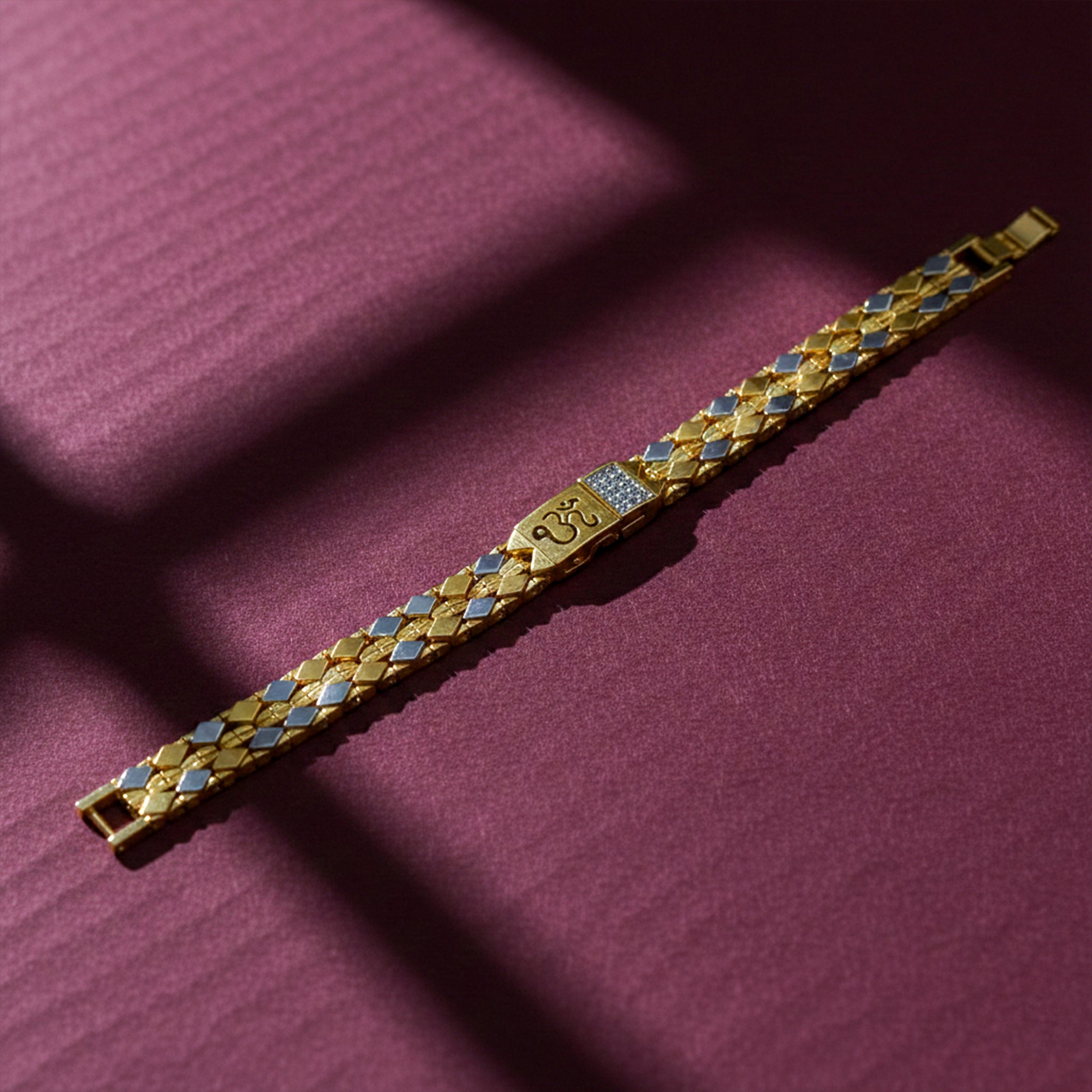Divine Om Gold Bracelet GMB -11