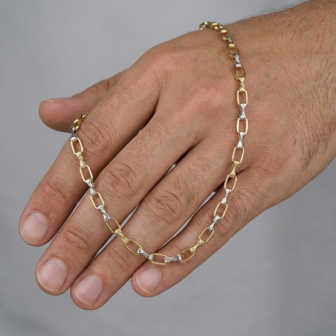 Twist Tone Mens Chain