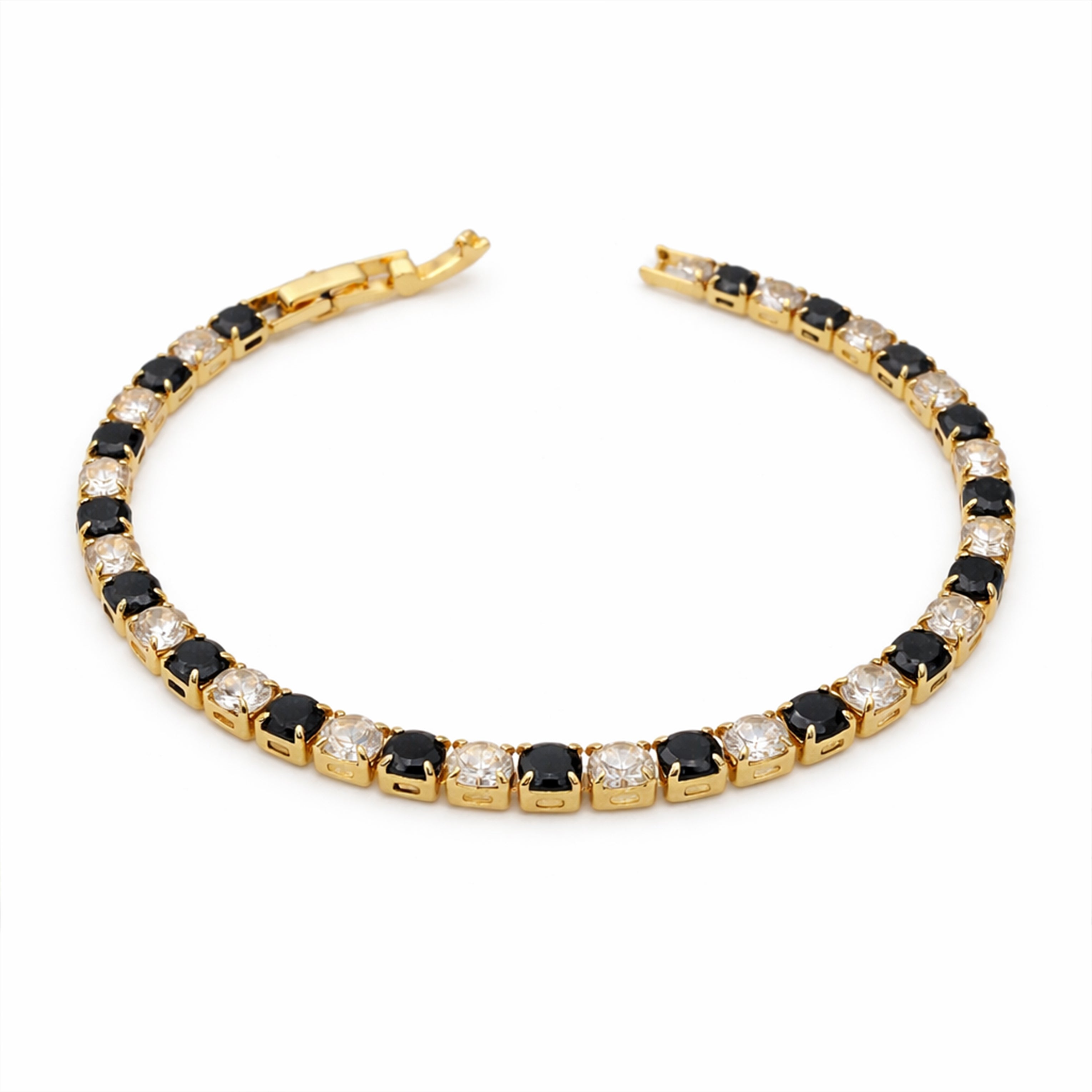 Midnight Noir Tennis Bracelet GWB -78