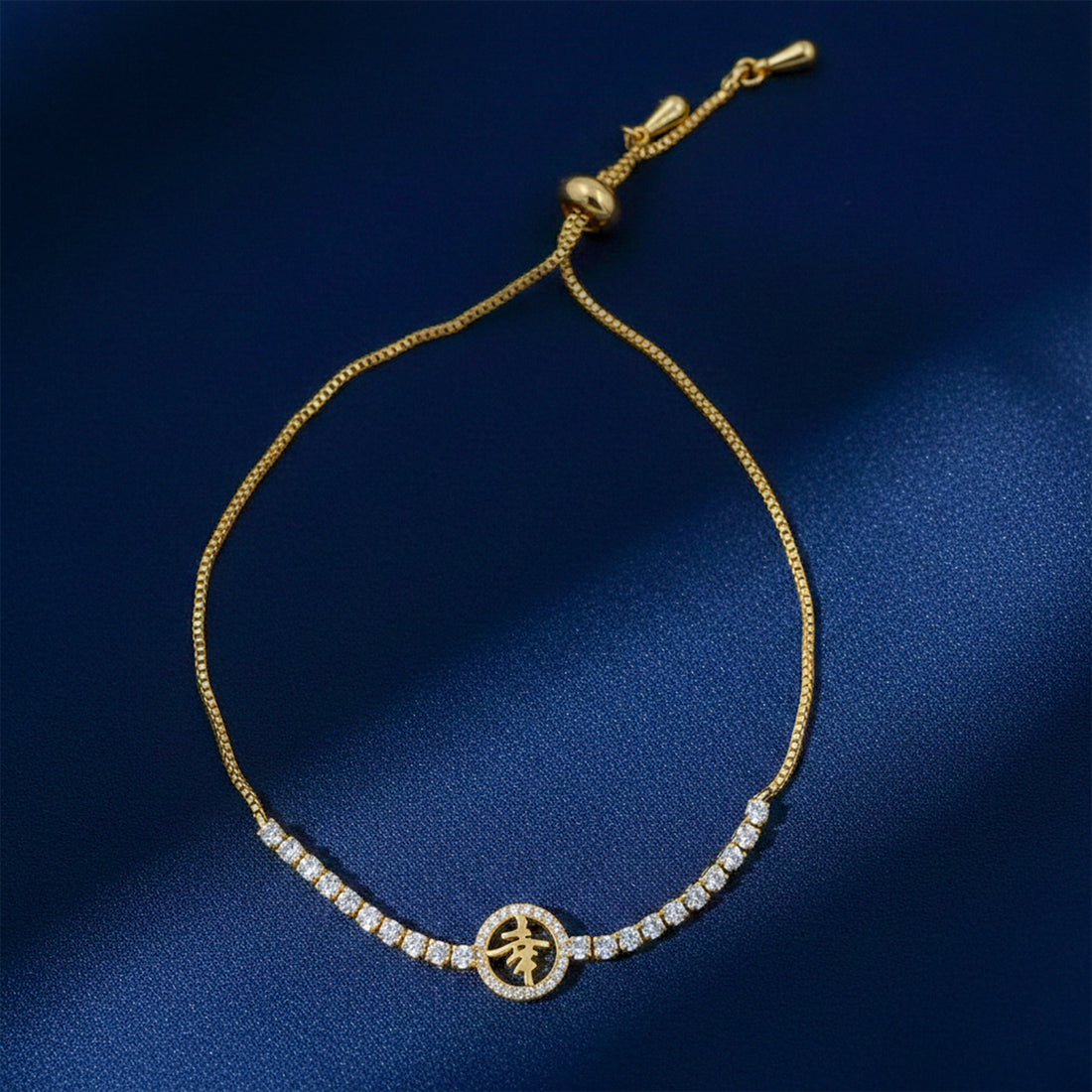 Fortune Charm Adjustable Bracelet GWB -108