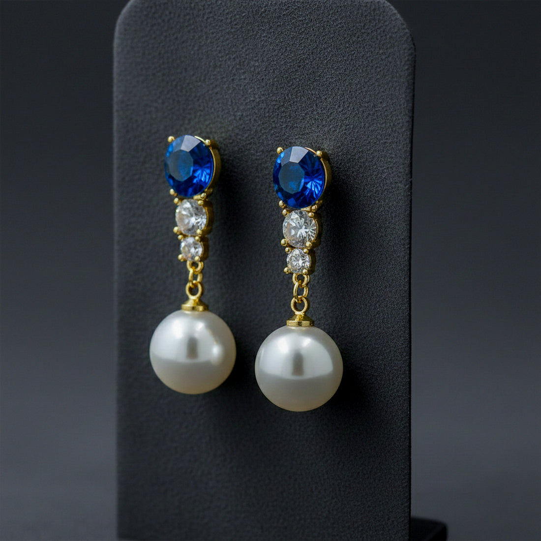Sapphire Pearl Earring GWE -143