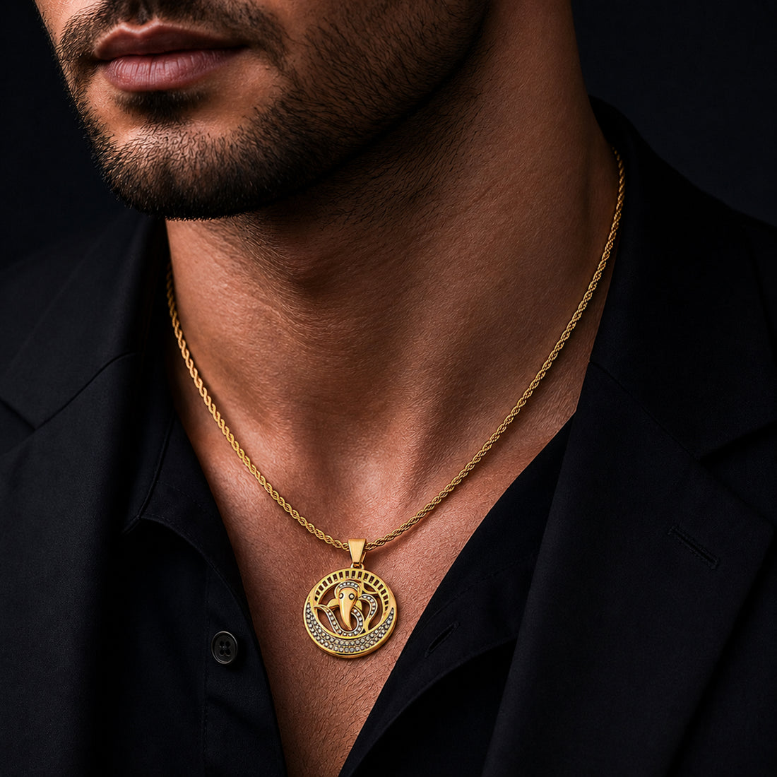 Ganesh Aura Pendant Chain GMP -8