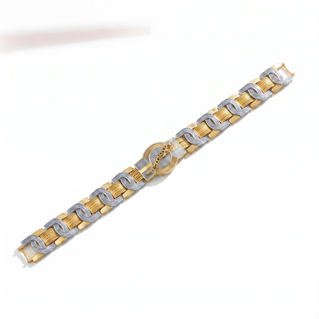 Dual-Tone Designer Men’s Bracelet GMB -2