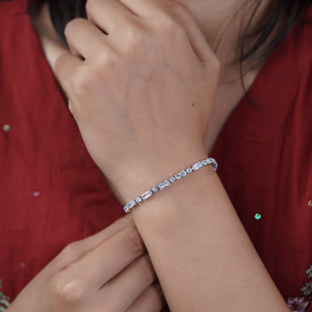 Interplay Tennis Bracelet