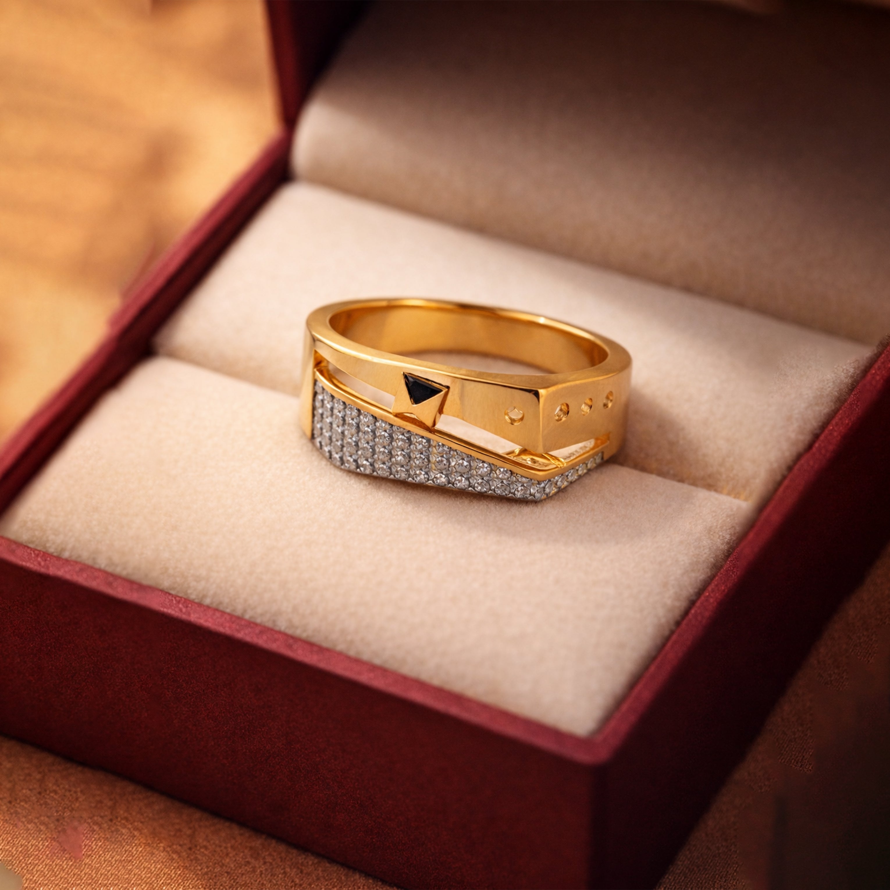 Golden Arrow Edge Ring GMR -26