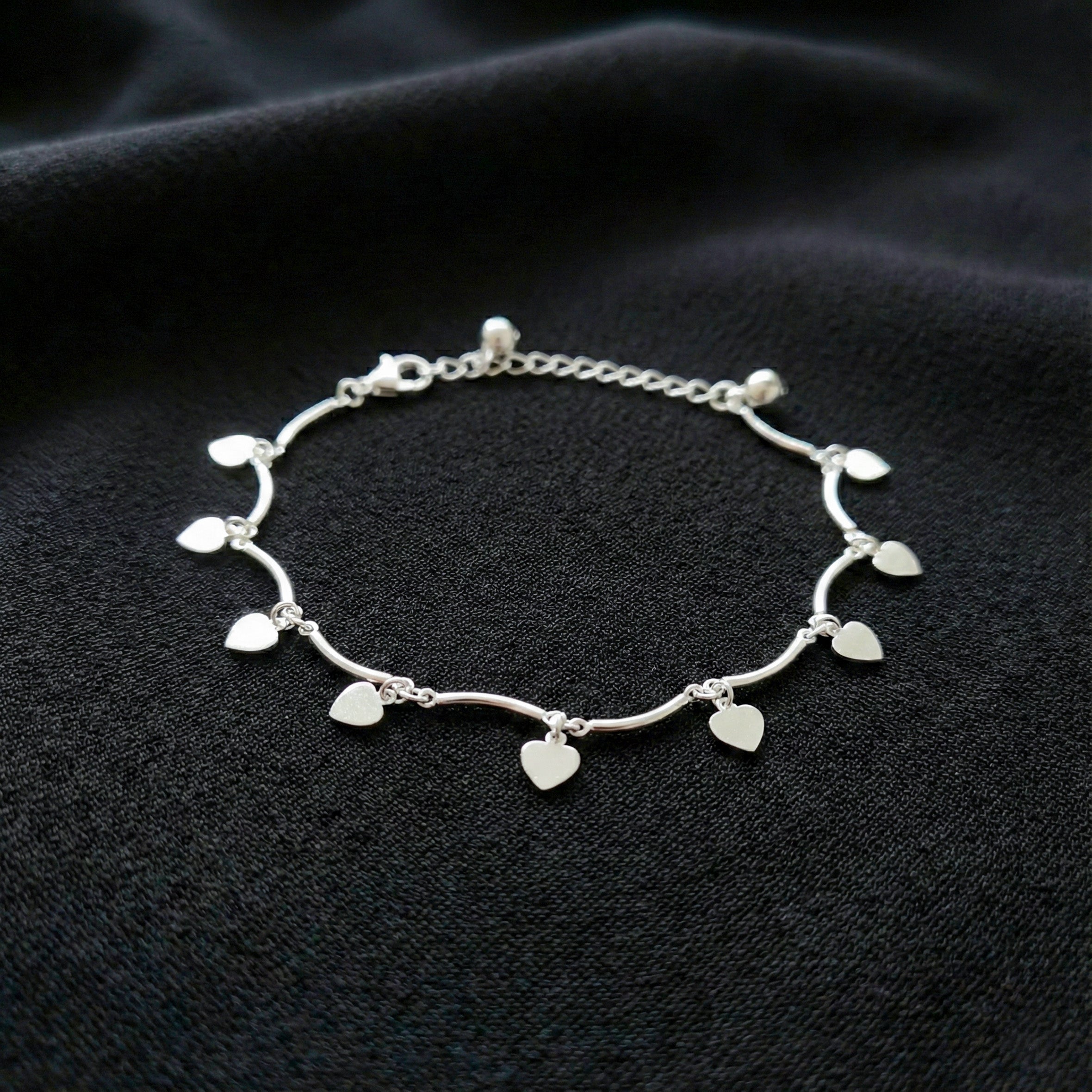 Elegant Heart Chain Anklet GWA -30