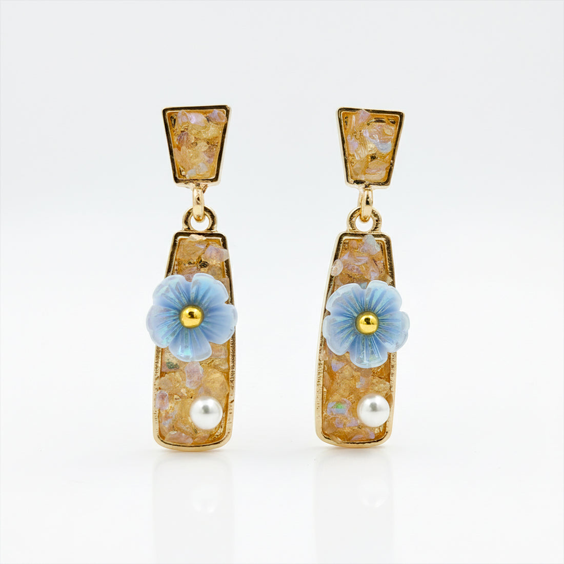 Golden Bloom Earrings GWE -241