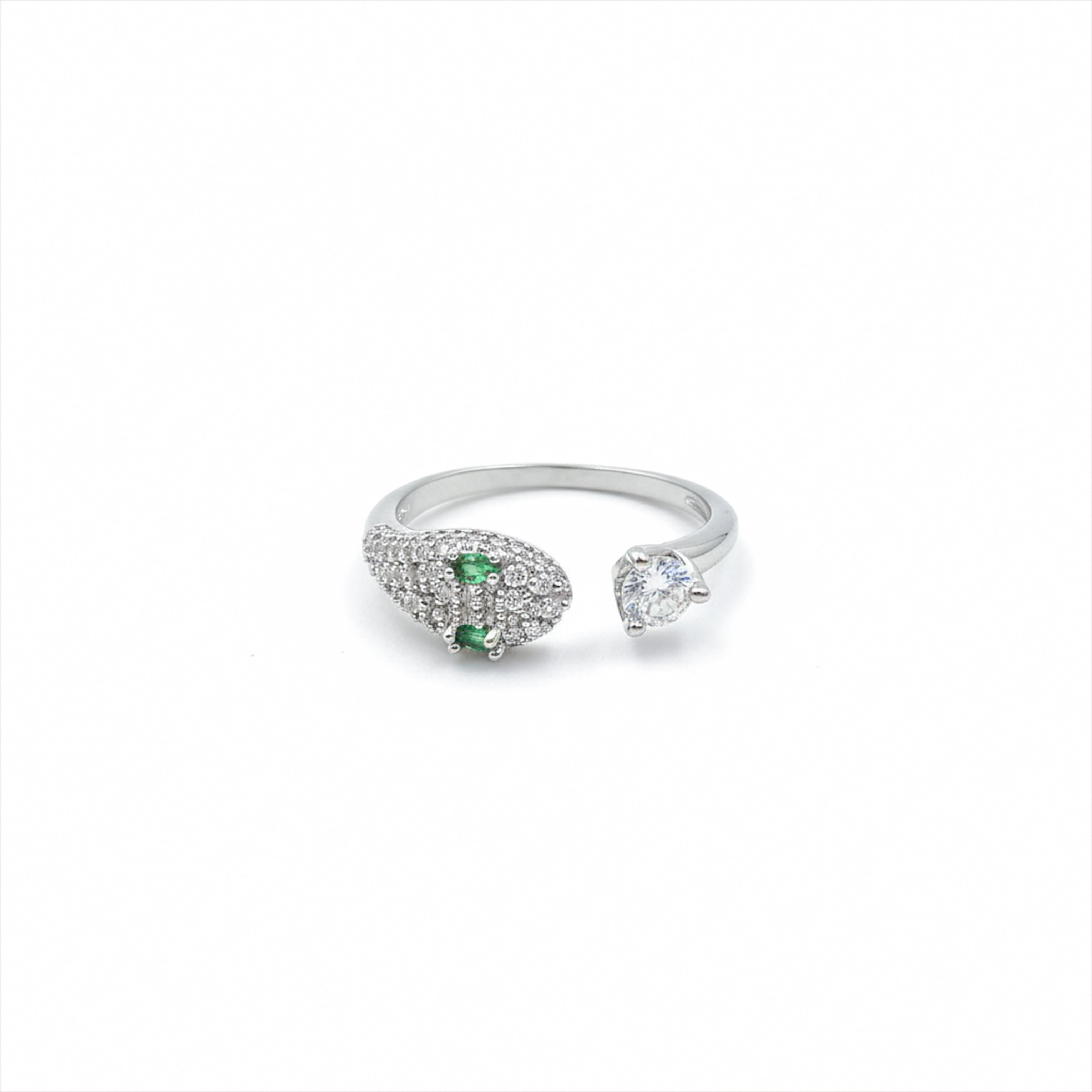 Emerald Serpent Duo Ring GWR -78