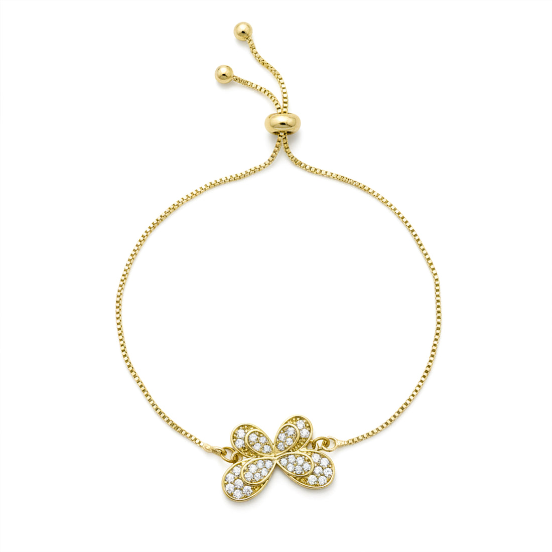 Golden Blossom Charm Bracelet GWB -162