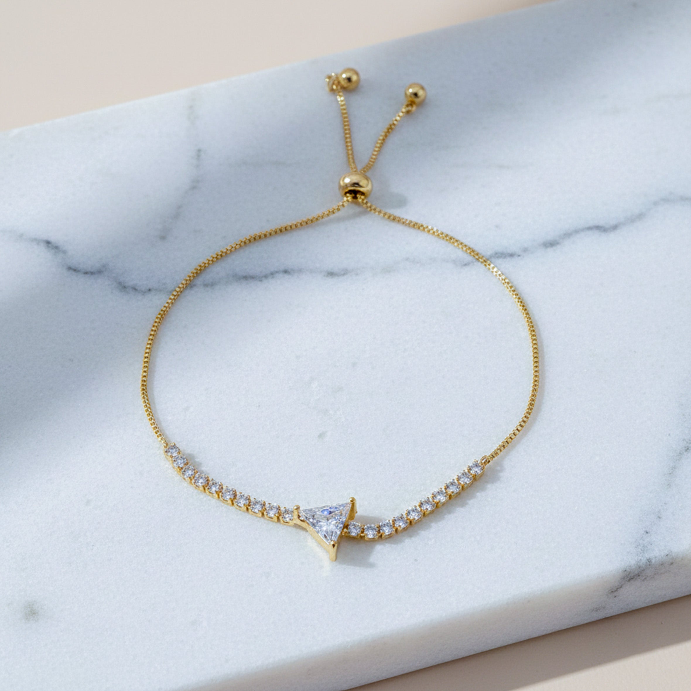 Triangle Tennis Bracelet GWB -111