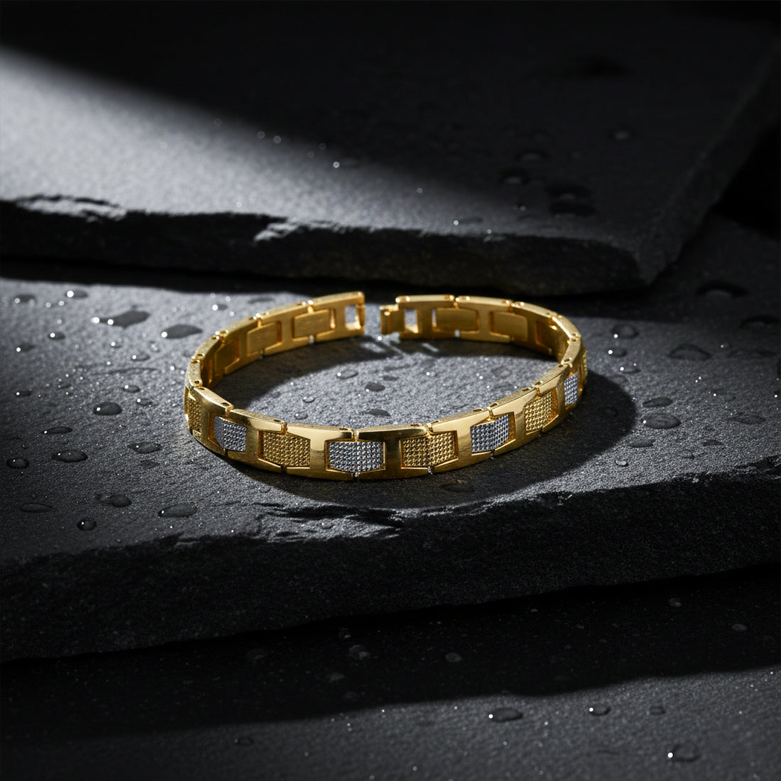 Aniket Gold Bracelet For Men