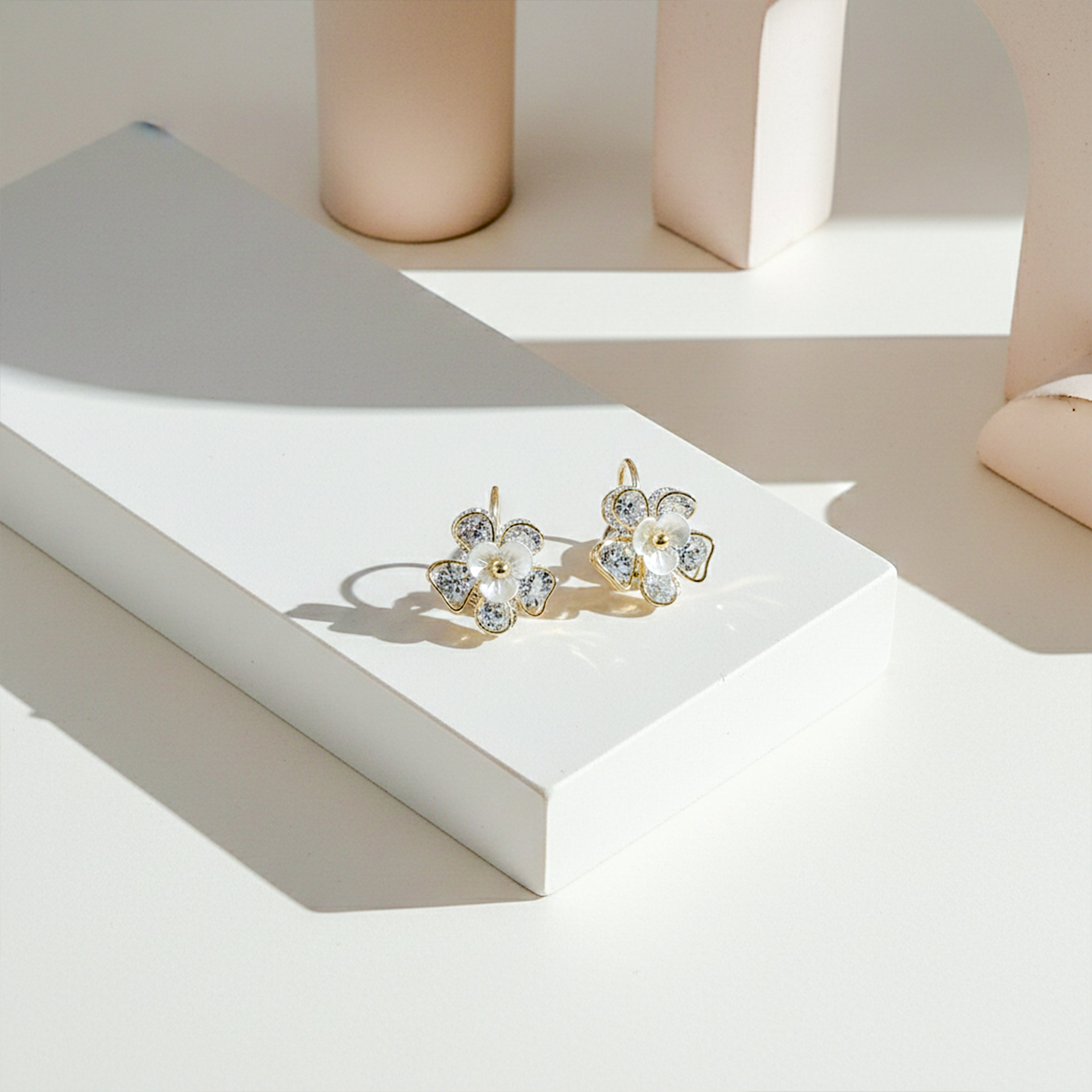 Crystal Bloom Elegance Earrings GWE -99