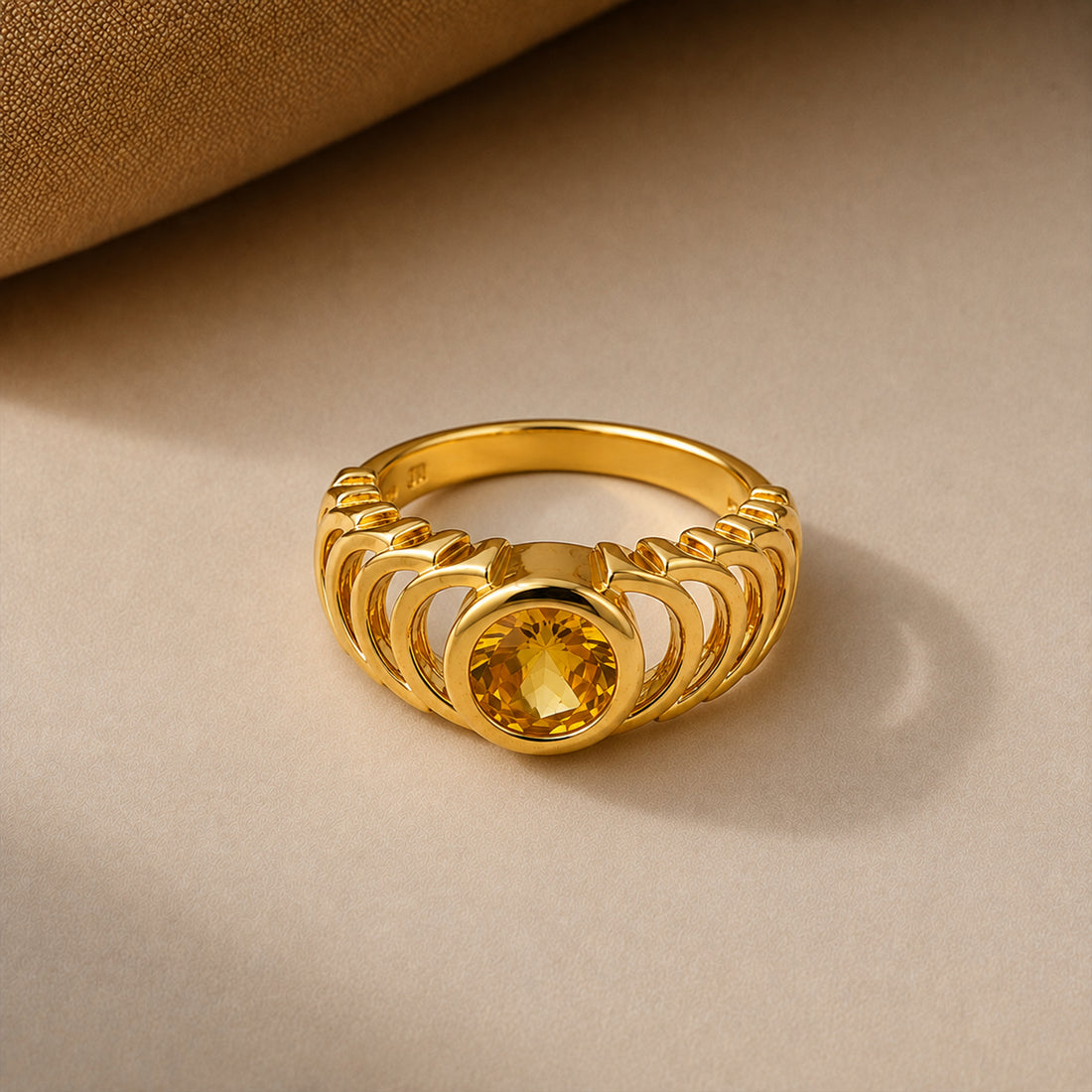 Imperial Sunstone Crest Ring GMR -49