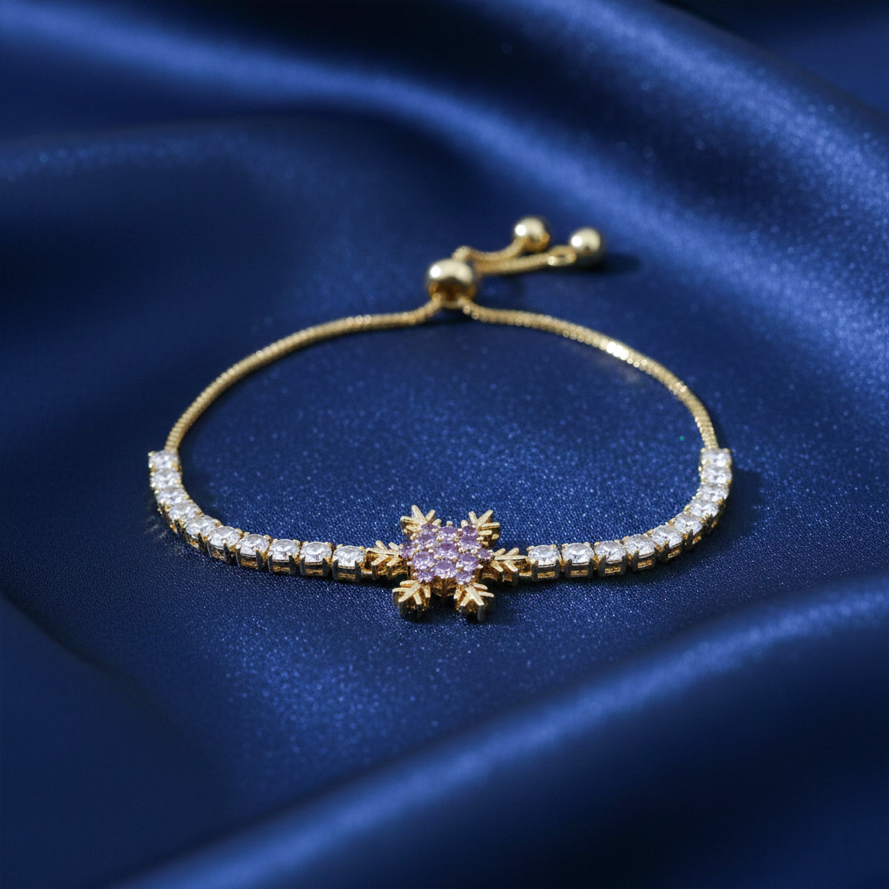 Snowflake Adjustable Bracelet GWB -116