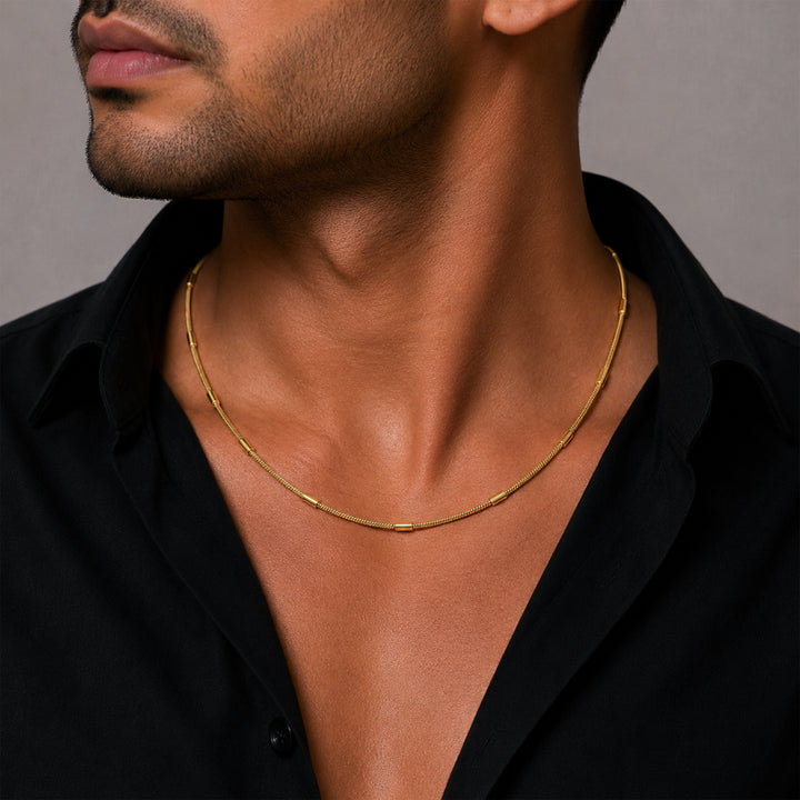 Beaded Station Necklace
