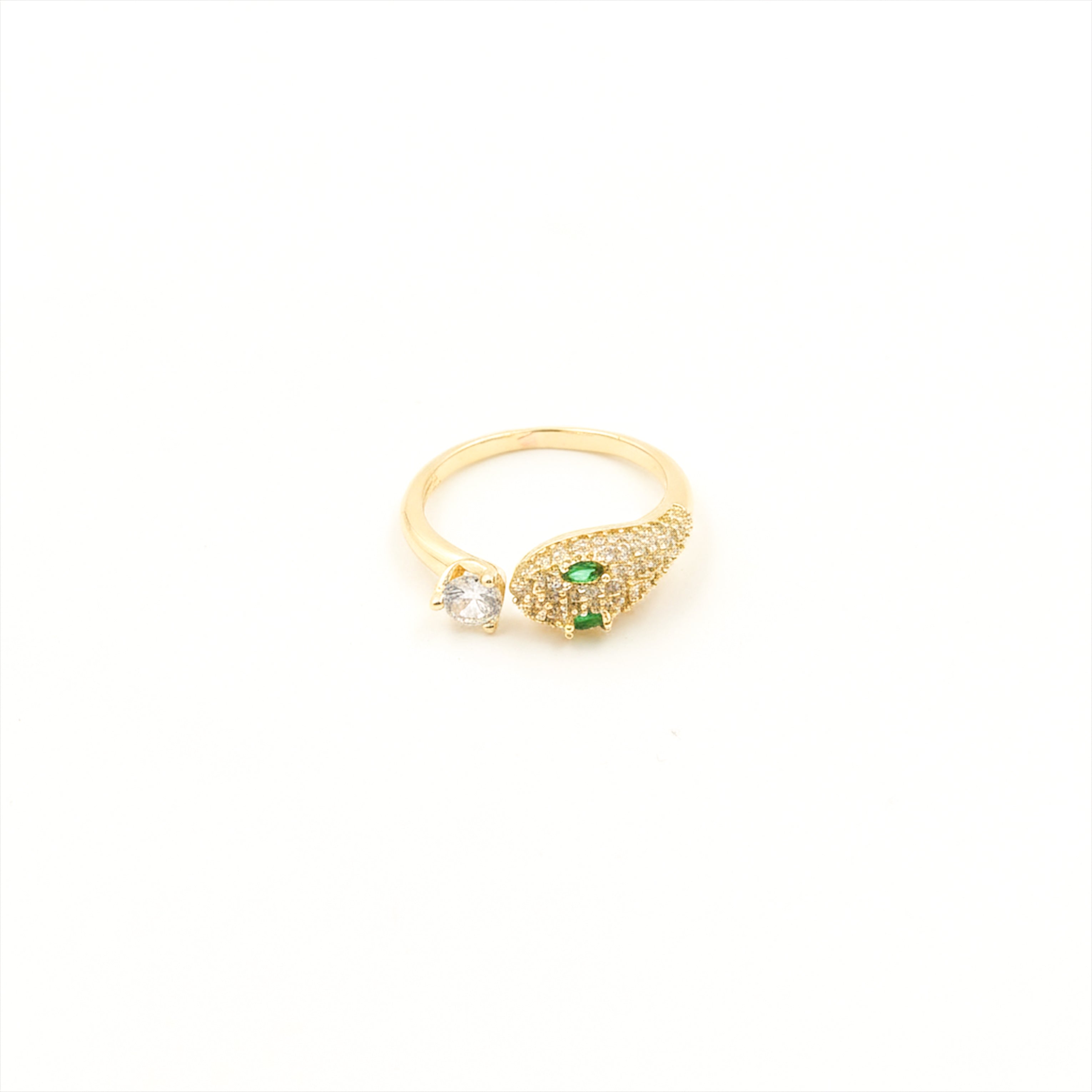 Emerald Serpent Luxe Ring GWR -79