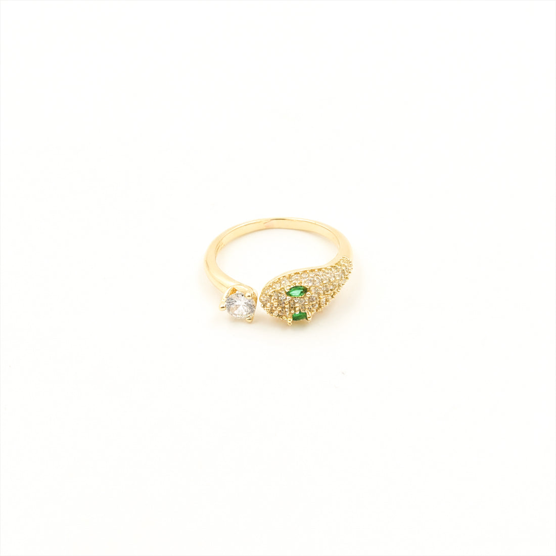 Emerald Serpent Luxe Ring GWR -79