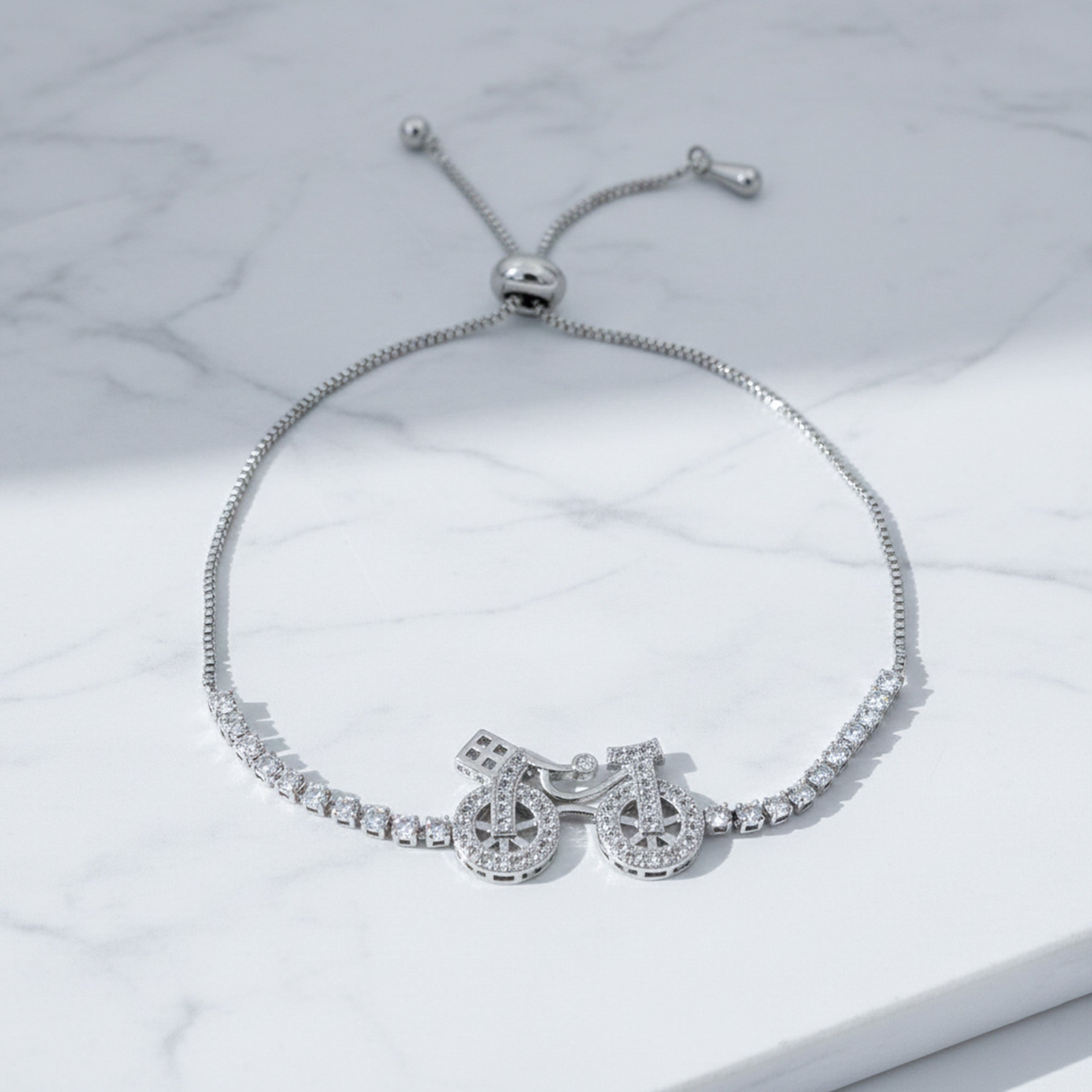 Bicycle Charm Bracelet GWB -110