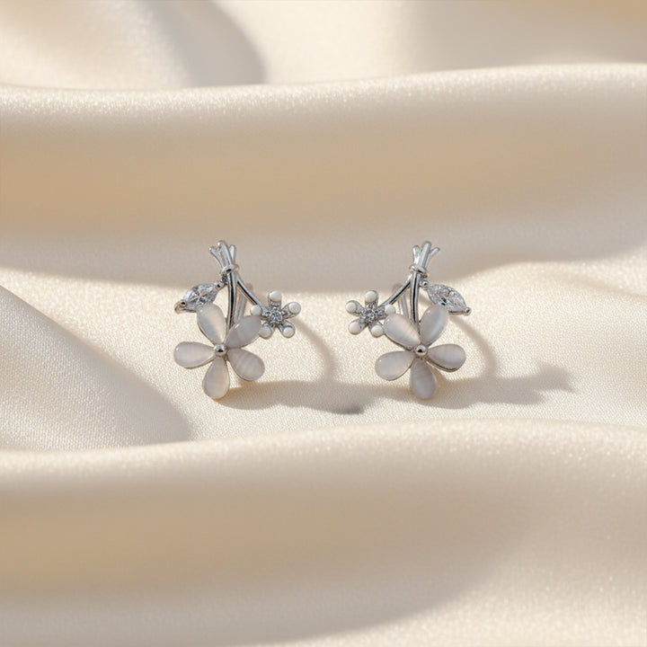 Crystal Bouquet Stud Earrings GWE -111