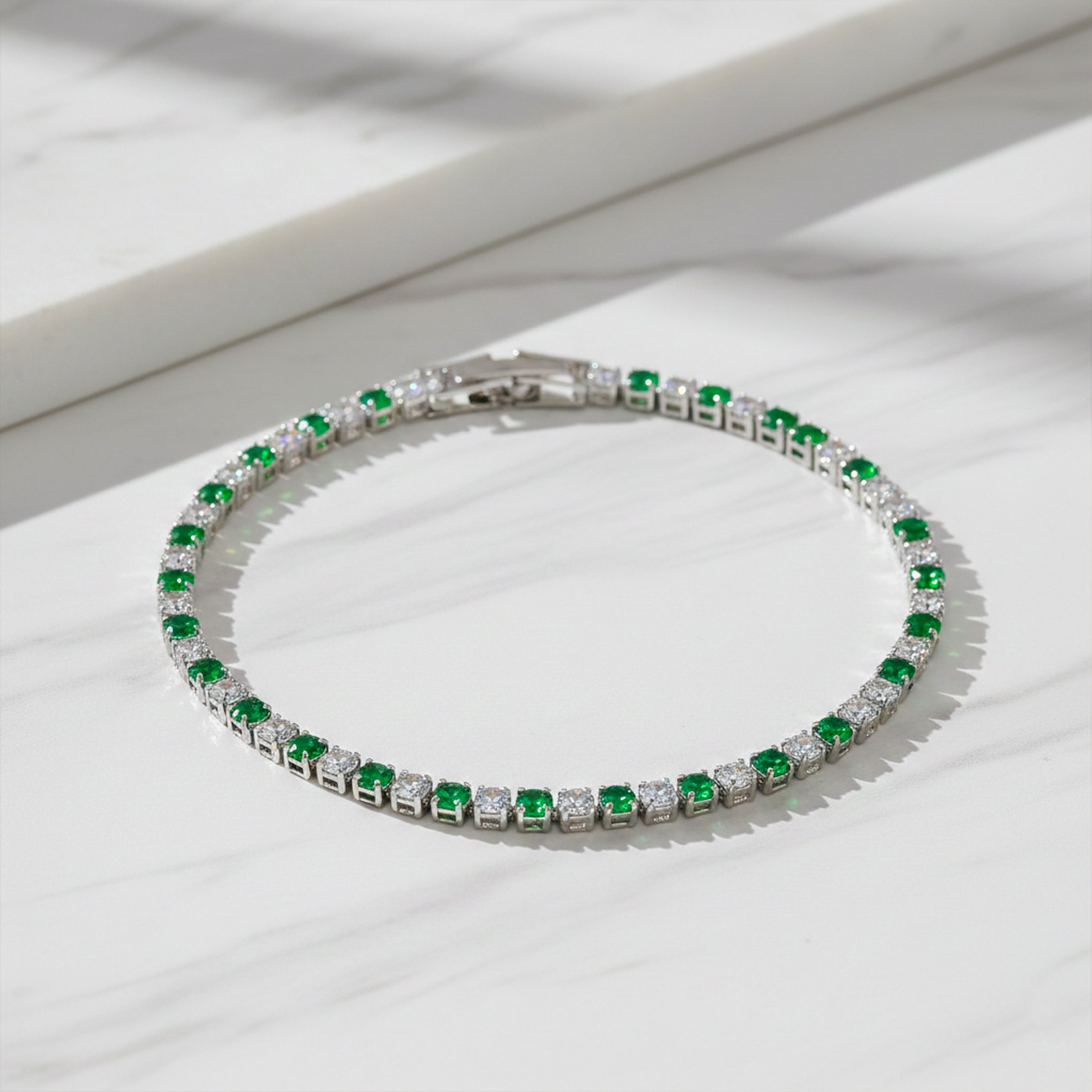 Spark Crystal Tennis Bracelet GWB -61