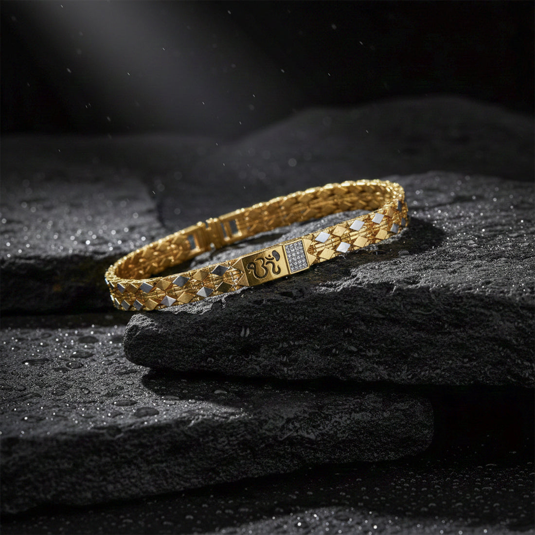 Divine Om Gold Bracelet GMB -11