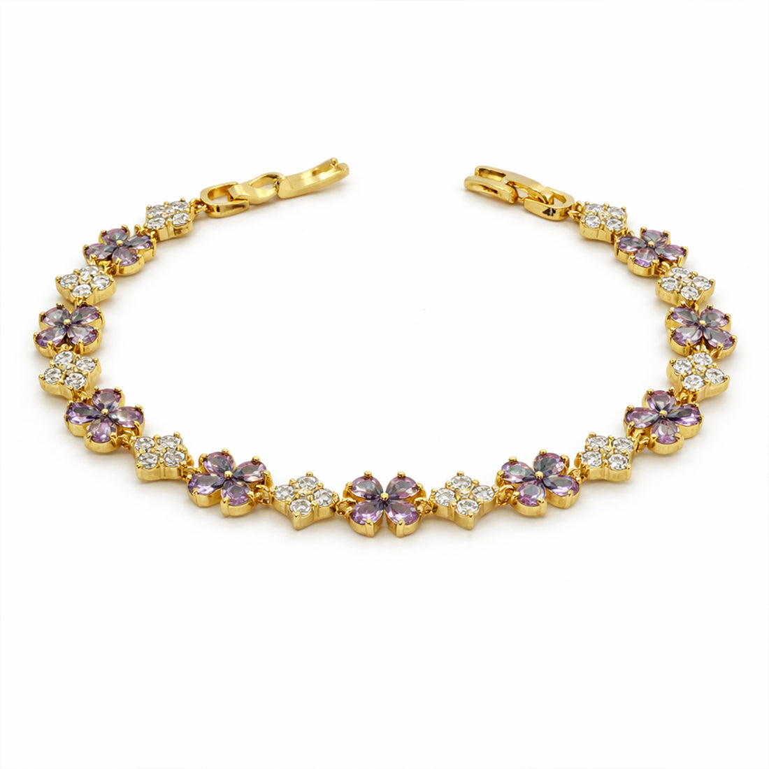 Violet Blossom Elegance Bracelet GWB -161