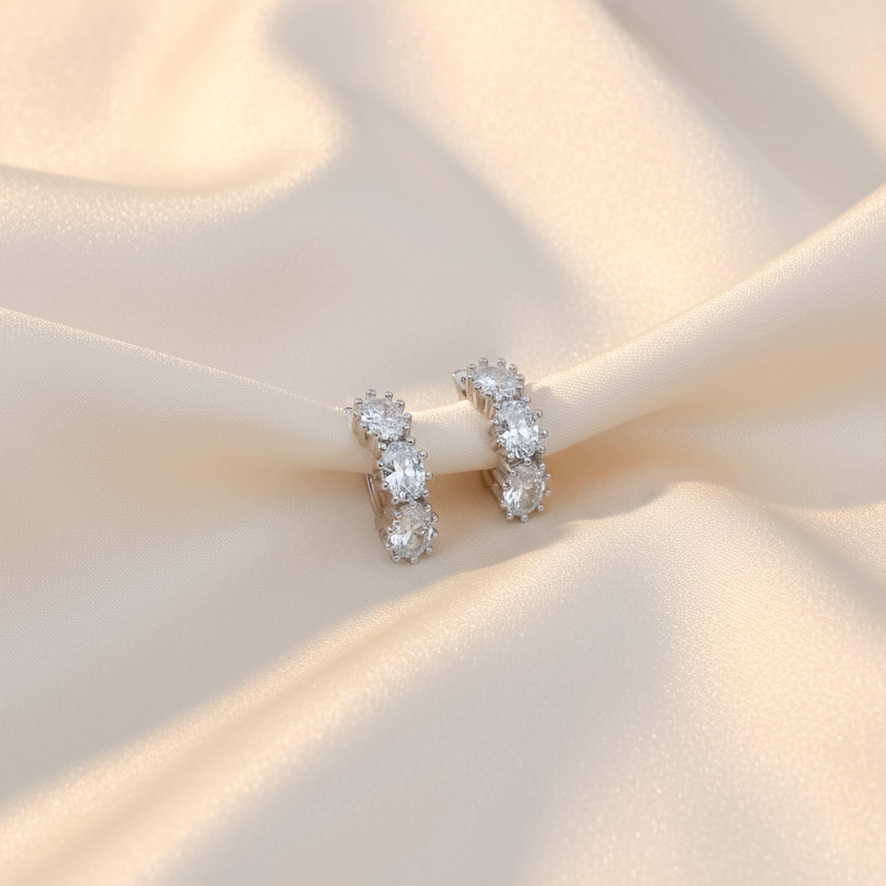 Celeste Trio Crystal Stud Earrings GWE -88