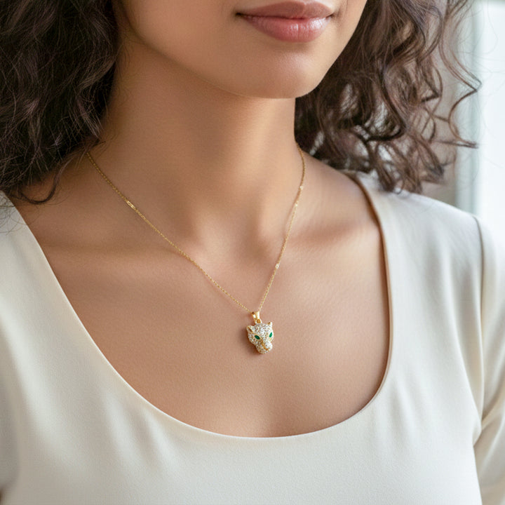 Panther Head Pendant Necklace GWN -96