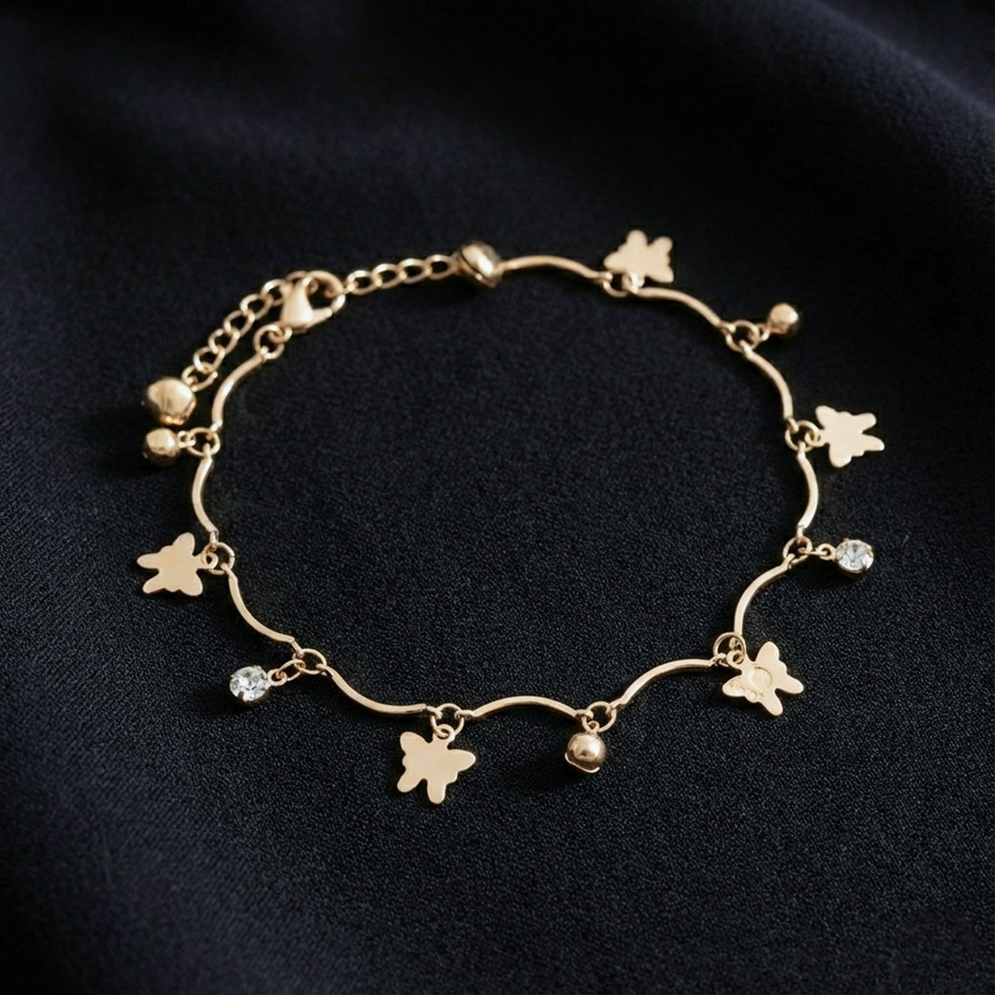 Butterfly Gold Anklet GWA -44