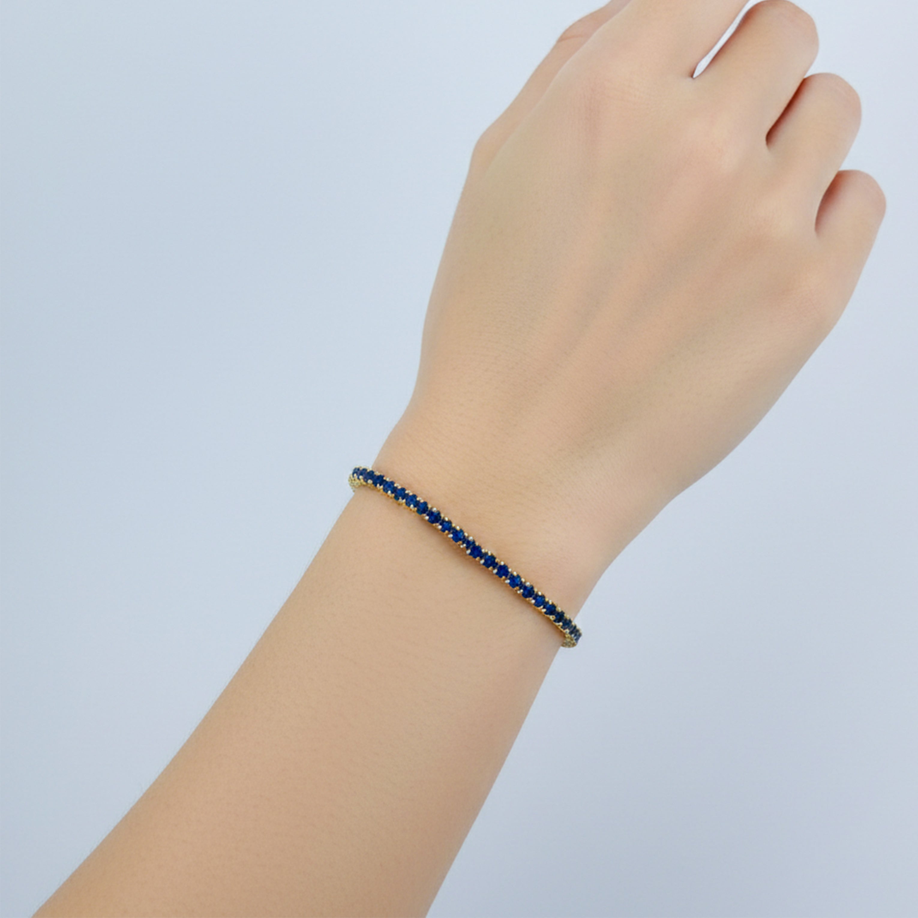 Royal Blue Glow Tennis Bracelet GWB -81