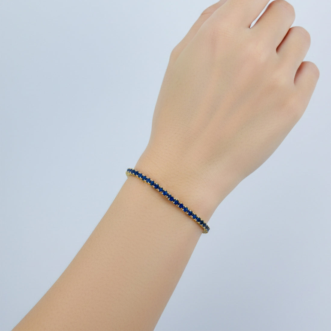 Royal Blue Glow Tennis Bracelet GWB -81