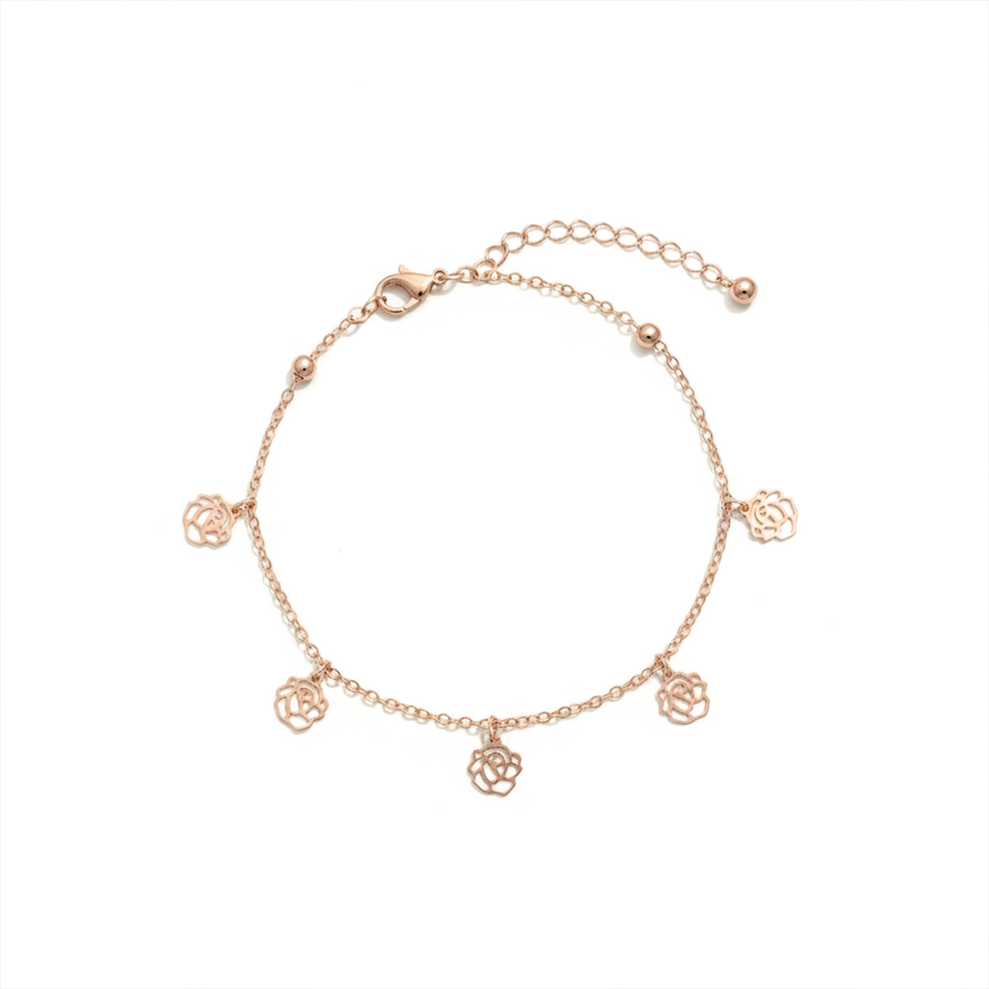 Rose Gold Blossom Anklet GWA -58