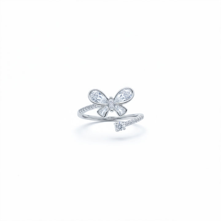 Crystal Flutter Butterfly Wrap Ring GWE -32