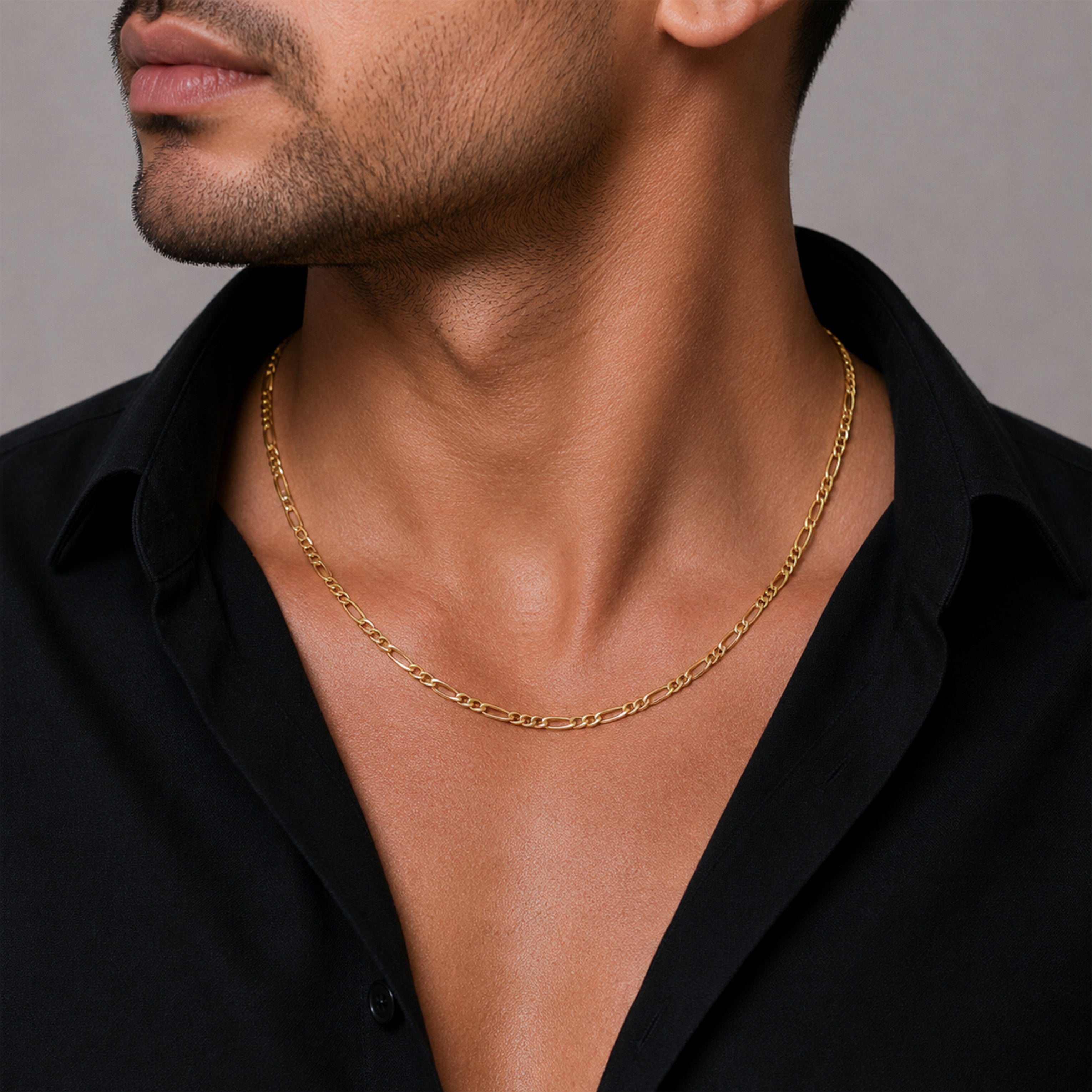 Gold Plated Figaro Chain