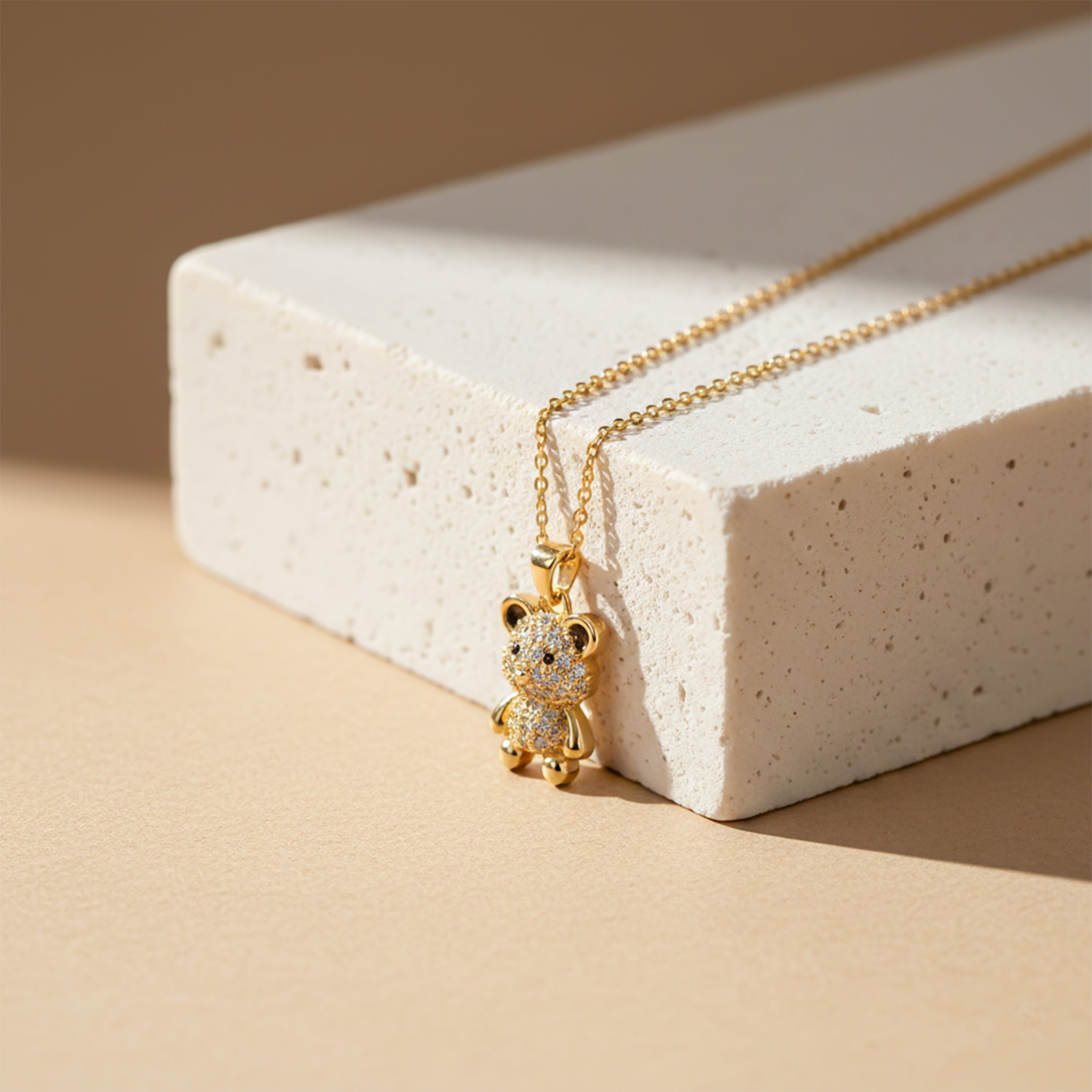 Teddy Bear Pendant Necklace GWN -133