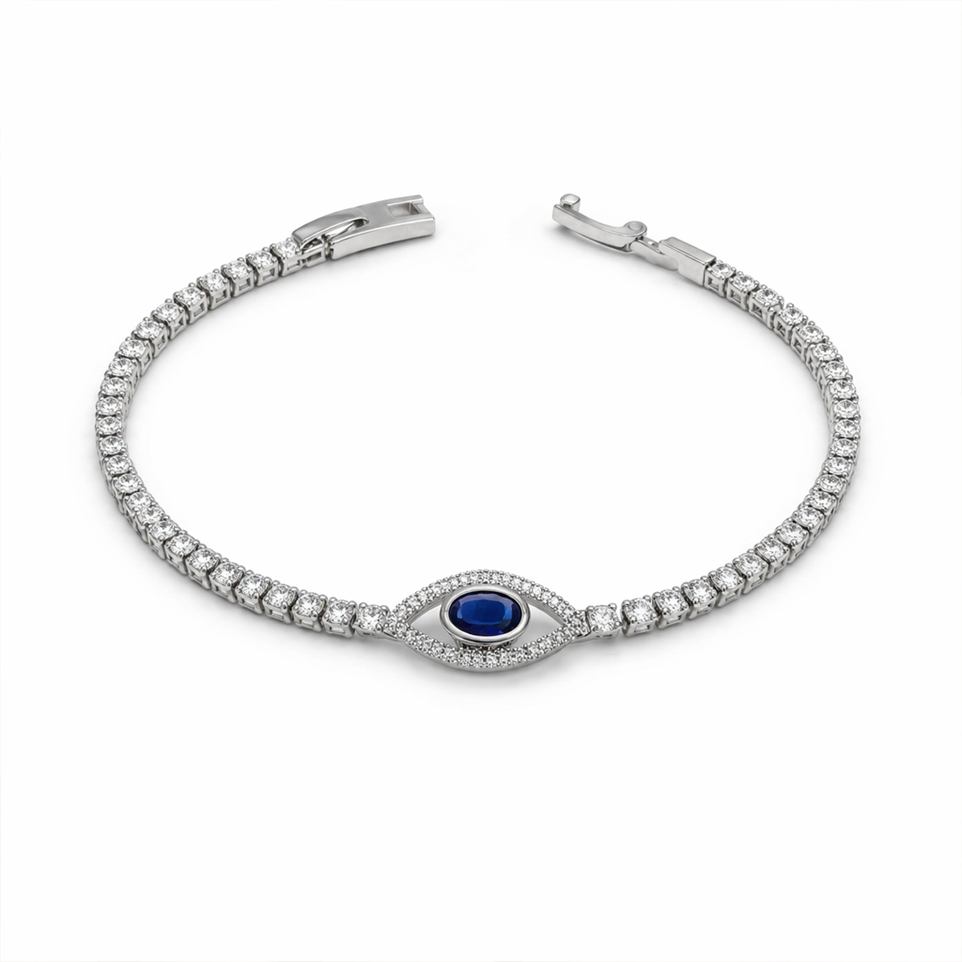 Evil Eye Sapphire Luxe Bracelet GWB -103