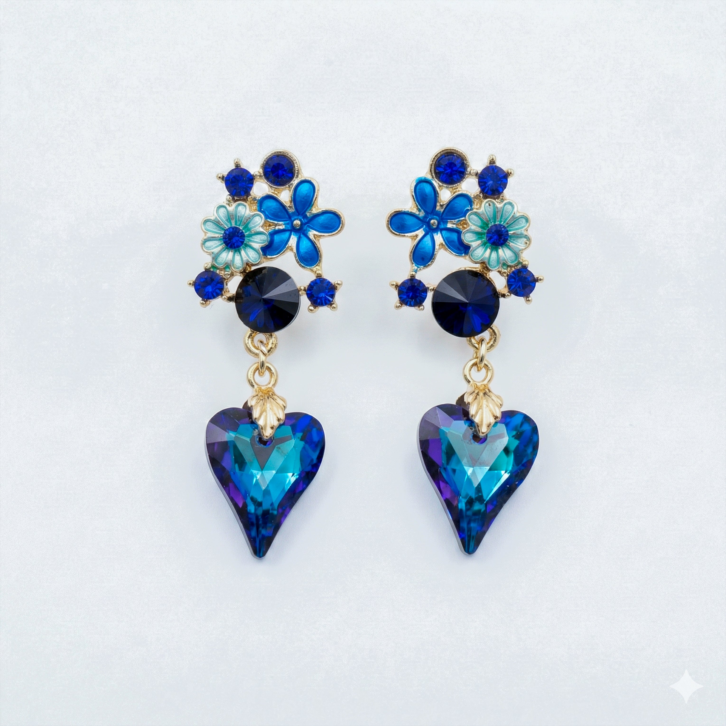 Heart Drop Earrings GWE -173