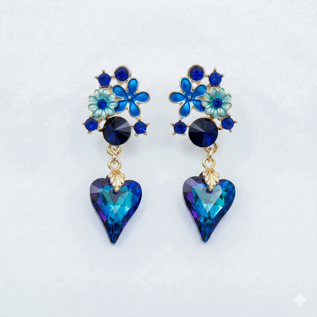 Heart Drop Earrings GWE -173