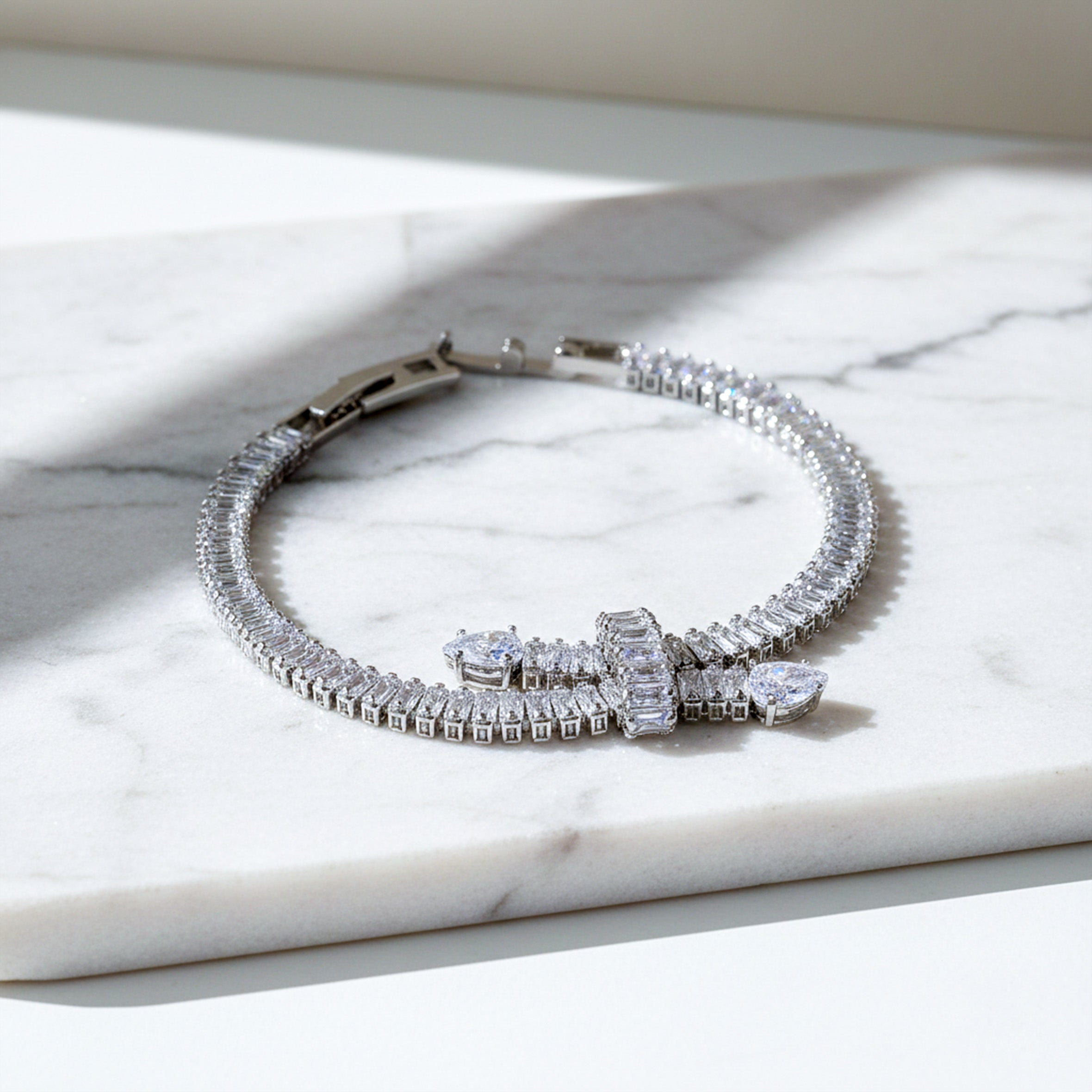 Baguette Diamond Bracelet GWB -129